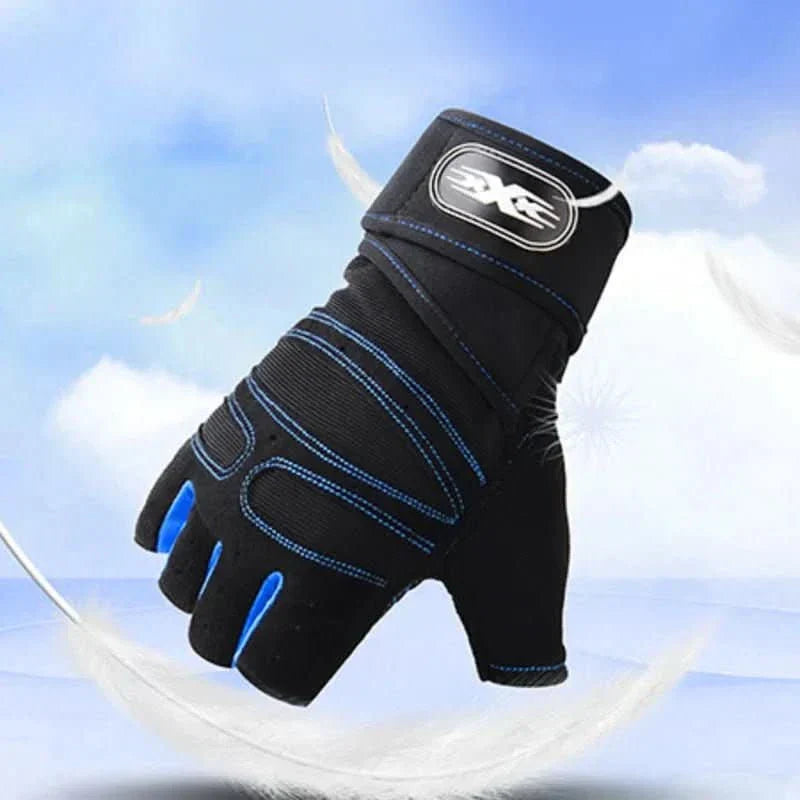 Charly | Shock-resistant training gloves with wrist support | For weight training, fitness & cycling