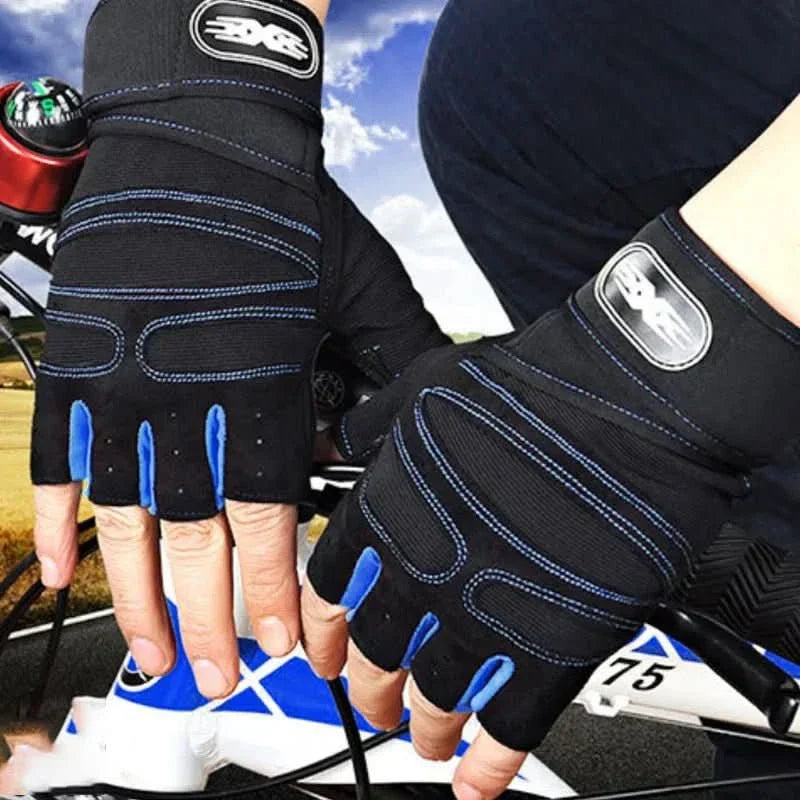 Charly | Shock-resistant training gloves with wrist support | For weight training, fitness & cycling