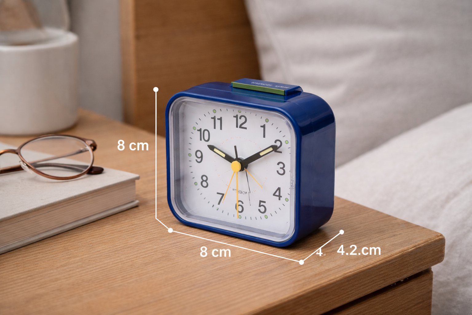 Charly | Silent & Peaceful Alarm Clock – Non-Ticking, Gentle Wake-Up Light, Snooze Function