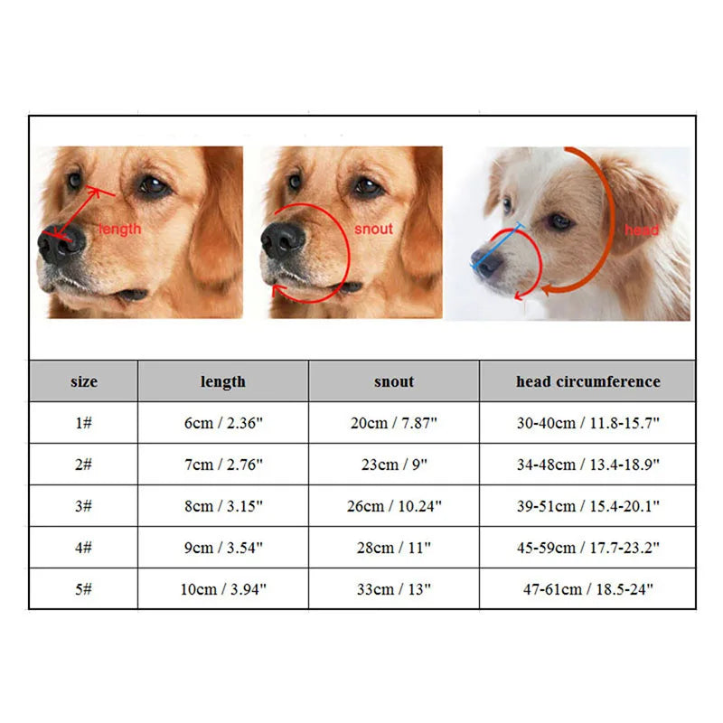 Charly | Silicone Dog Muzzle – Adjustable Comfort Muzzle for Small to Large Dogs
