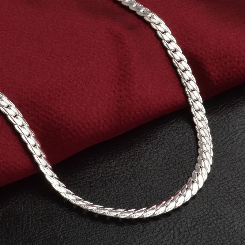 Charly | Silver Lucky Necklace – 925 Sterling Silver Necklace for Timeless Elegance
