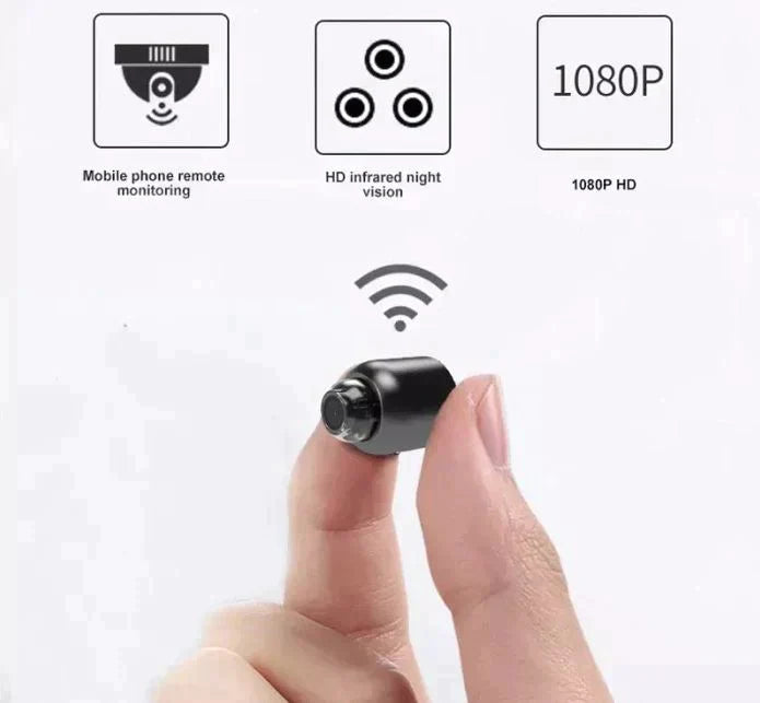 Charly | Small WiFi Surveillance Camera Night Vision IP Security Camera