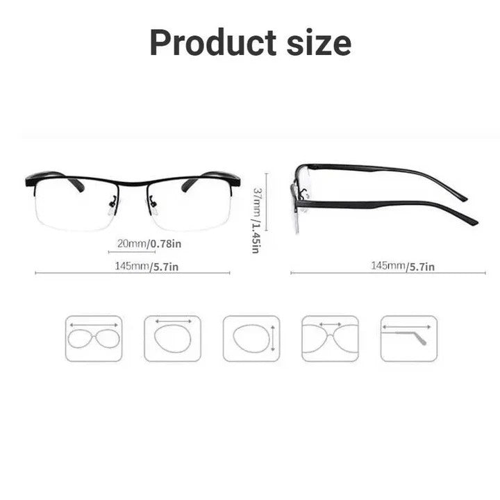 Charly | Smart Progressive Reading Glasses with Blue Light & UV Protection