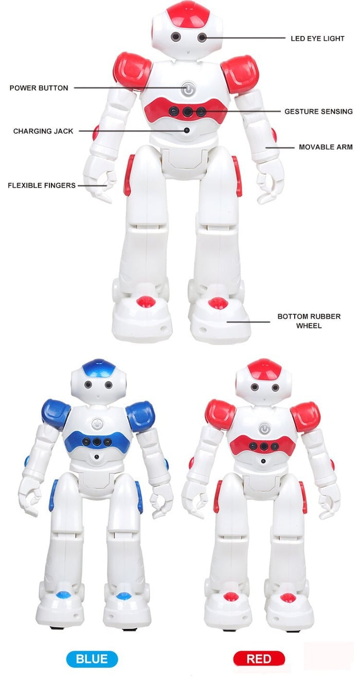 Charly | Smart Robot Toy for Kids | ThinkBot Interactive Learning Robot | Gesture Control | Dancing & Talking | Rechargeable