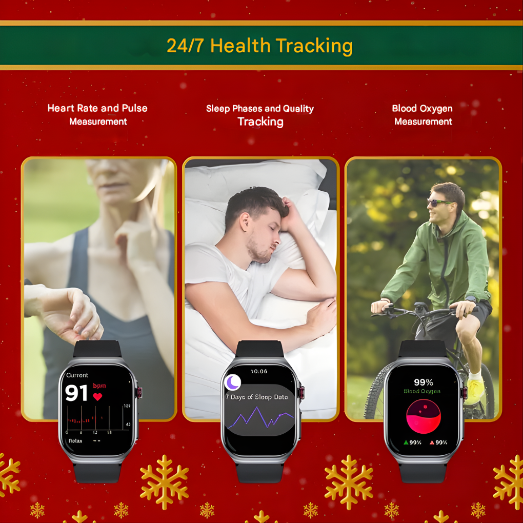 Charly | Smartwatch with Health Monitoring and Water Resistance
