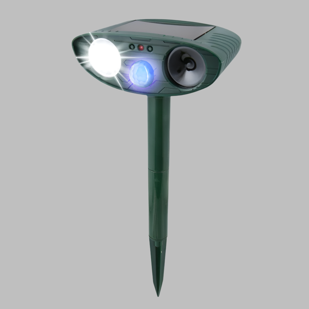 Charly | Solar Ultrasonic Pest Repeller with LED Flash
