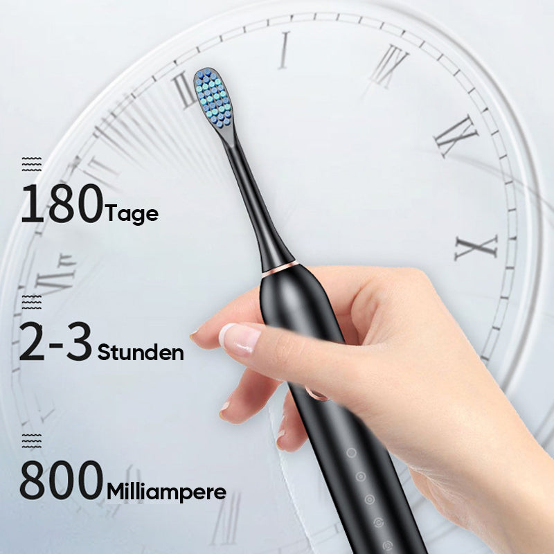 Charly | Sonic Electric Toothbrush | 6 Modes & IPX7 Waterproof | White, Black, Pink