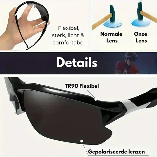 Charly | Sports Sunglasses with Polarized Lenses