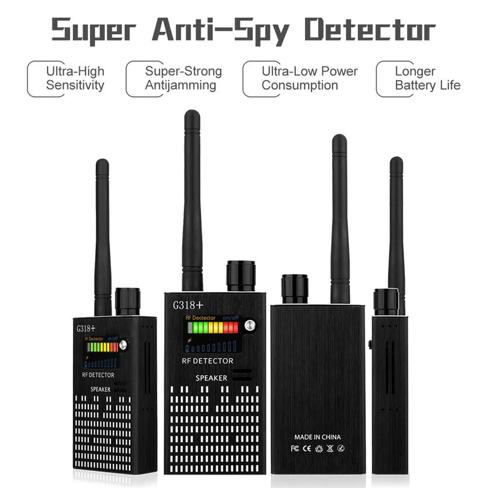 Charly | Spy Signal Detector, RF Detector, Hidden Camera, Laser Lens, GSM-GPS Device Finder