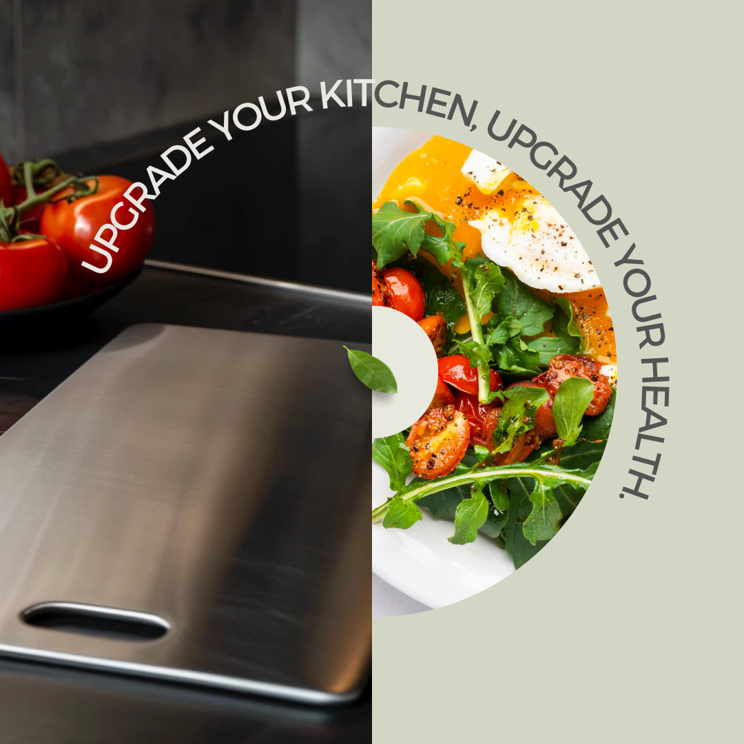 Charly | Stainless Steel Cutting Board for Professionals & Home Cooks