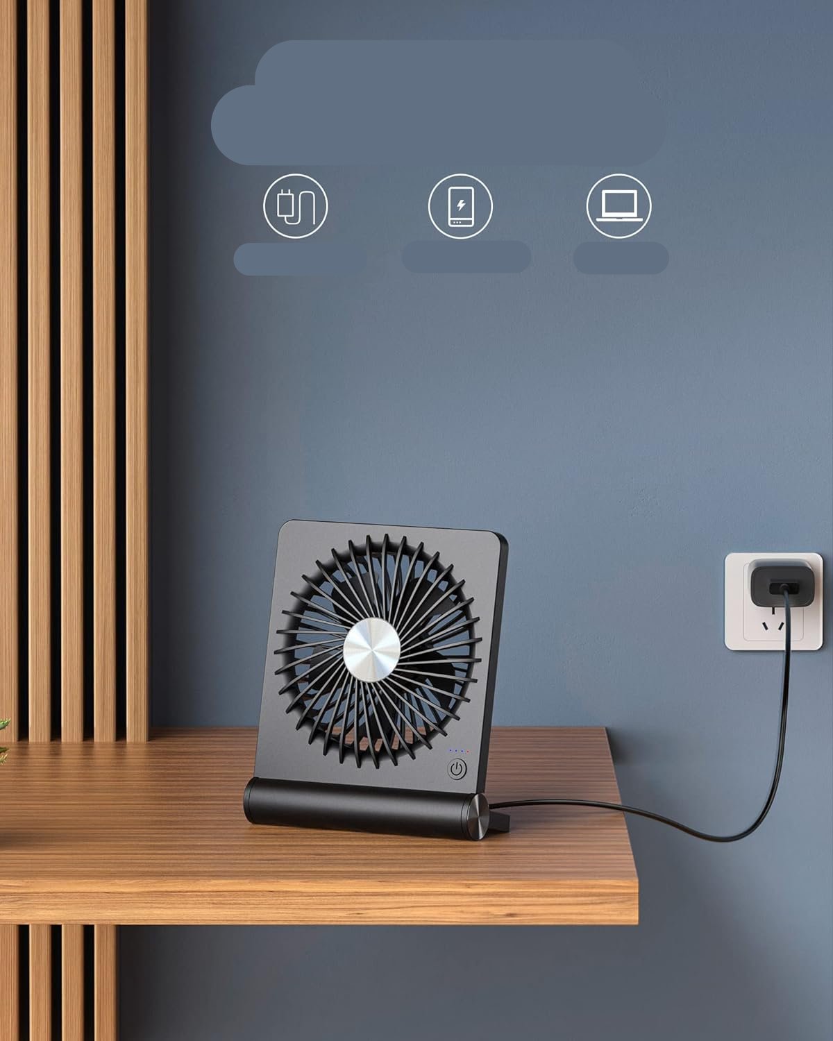 Charly | Strong Wind Ultralight Small Table Fan