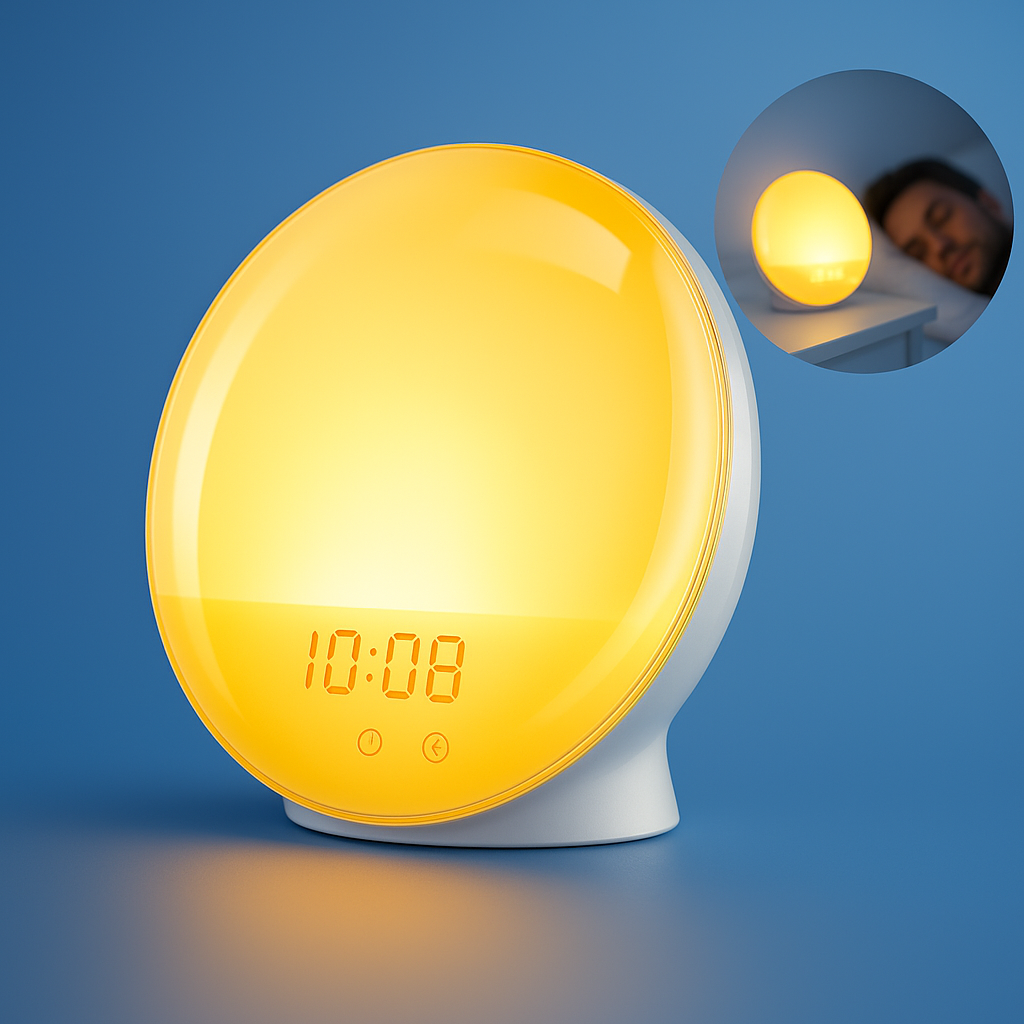 Charly | Sunrise Alarm Clock | Natural Wake-Up Light with Ambient Lighting for Deep Sleepers & Dark Mornings
