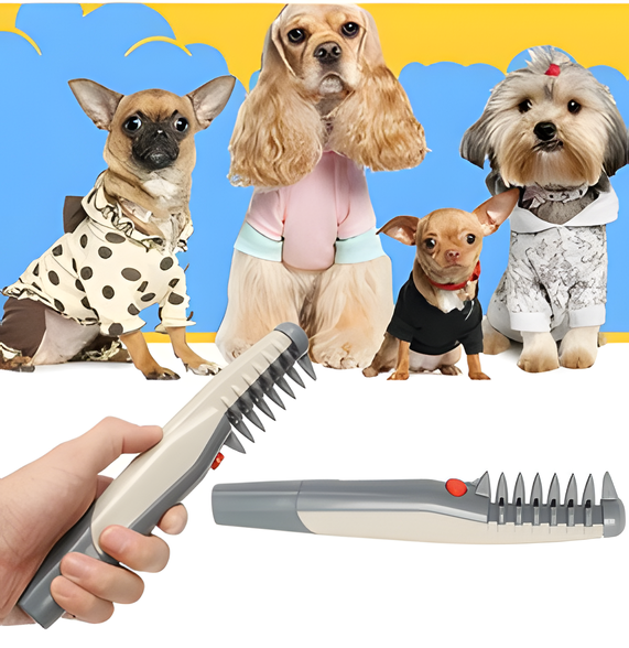 Charly | Tangle-Free Pet Grooming Brush – Gentle & Effective Detangler for Cats & Dogs