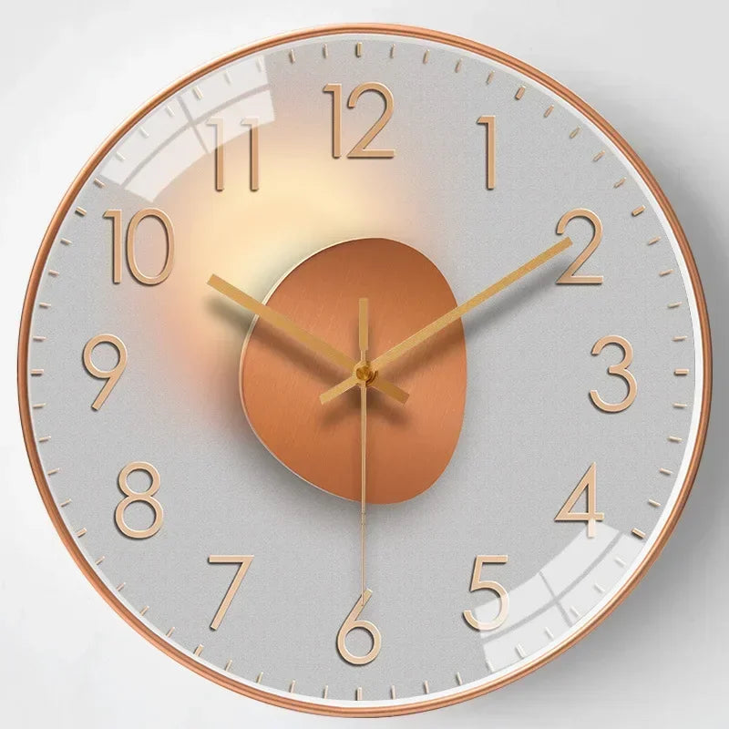 Charly | Timeless Whisper™ | Silent Classic Wall Clock | Noise-Free Design for Bedroom & Office Decor