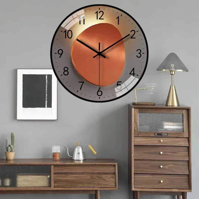 Charly | Timeless Whisper™ | Silent Classic Wall Clock | Noise-Free Design for Bedroom & Office Decor
