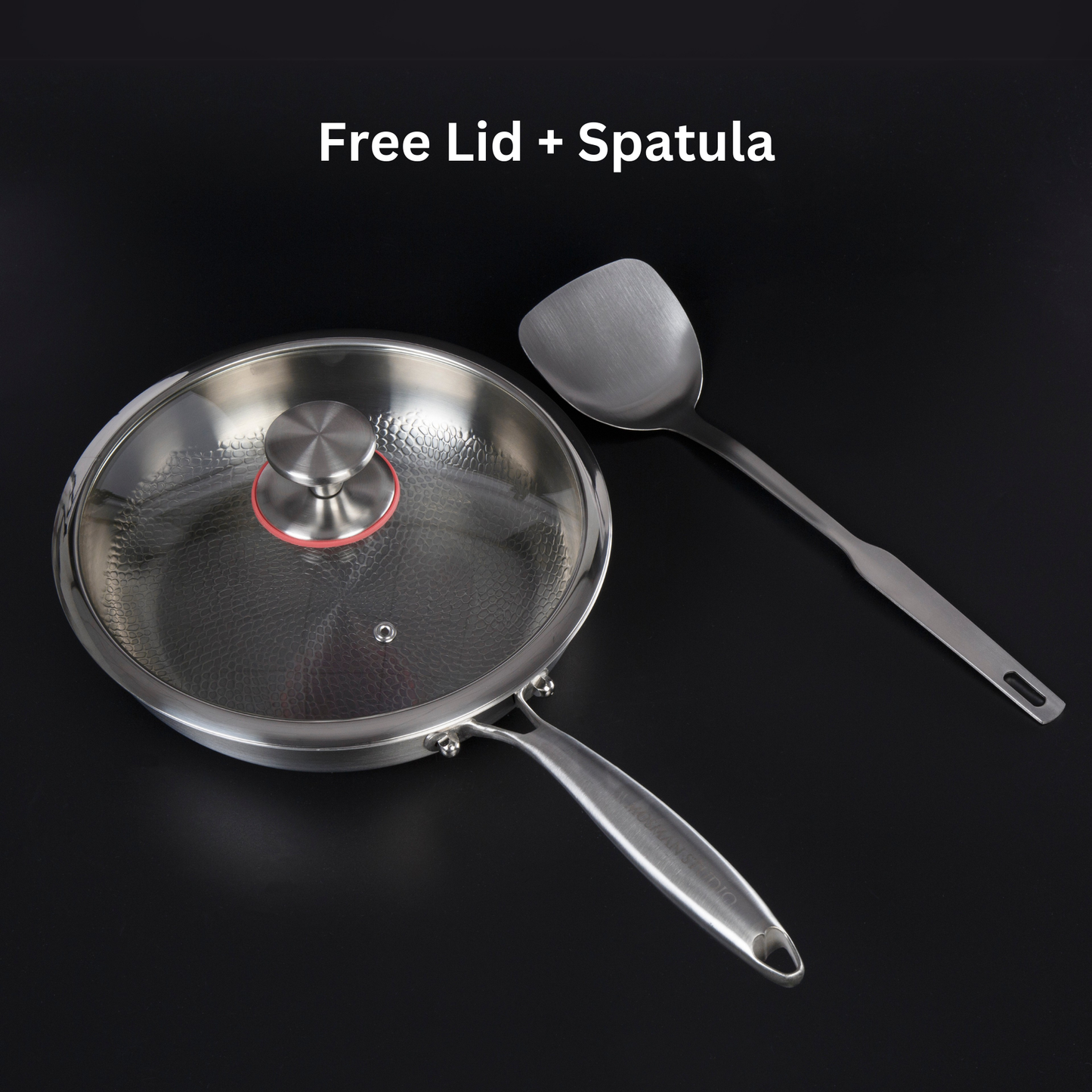 Charly | Titanium Frying Pan | Non-Toxic, Naturally Non-Stick & Ideal for Healthy Cooking