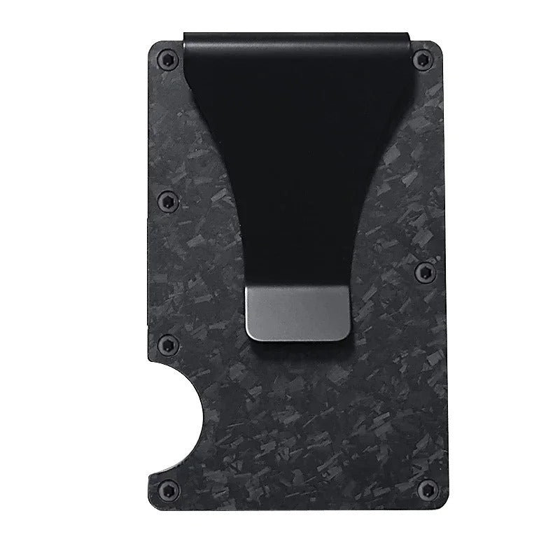 Charly | Titanium Matte Cobalt Cardholder – Slim & Stylish RFID Wallet for Men & Women