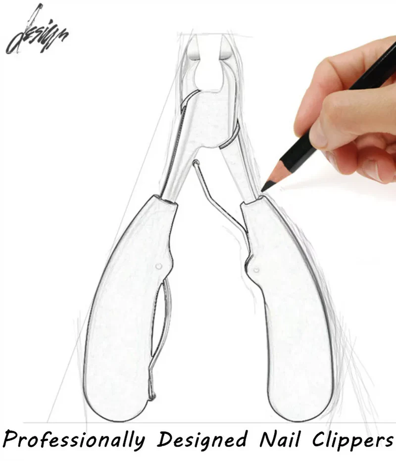 Charly | Toenail Clipper for Seniors, Sharp, Ergonomic & Ideal for Thick Nails
