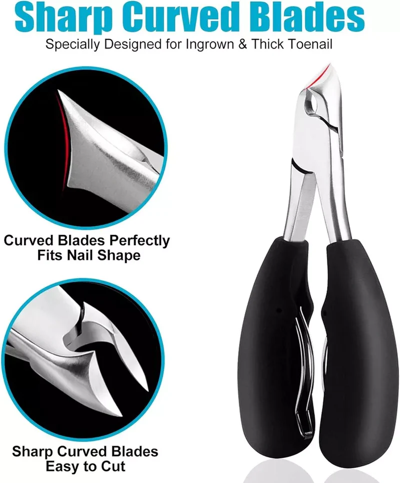 Charly | Toenail Clipper for Seniors, Sharp, Ergonomic & Ideal for Thick Nails