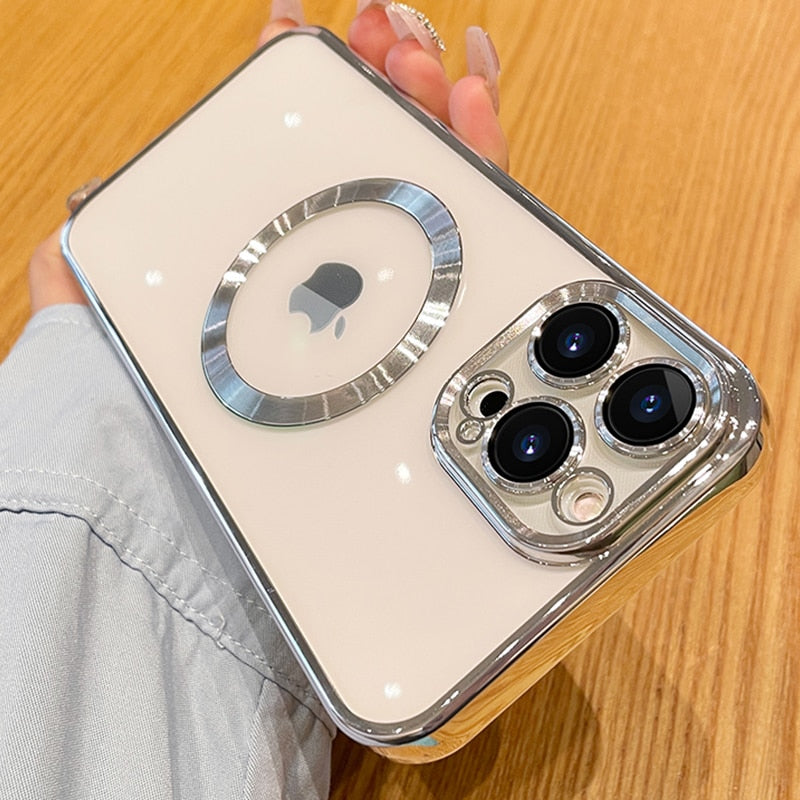 Charly | Transparent iPhone Case for Wireless Charging