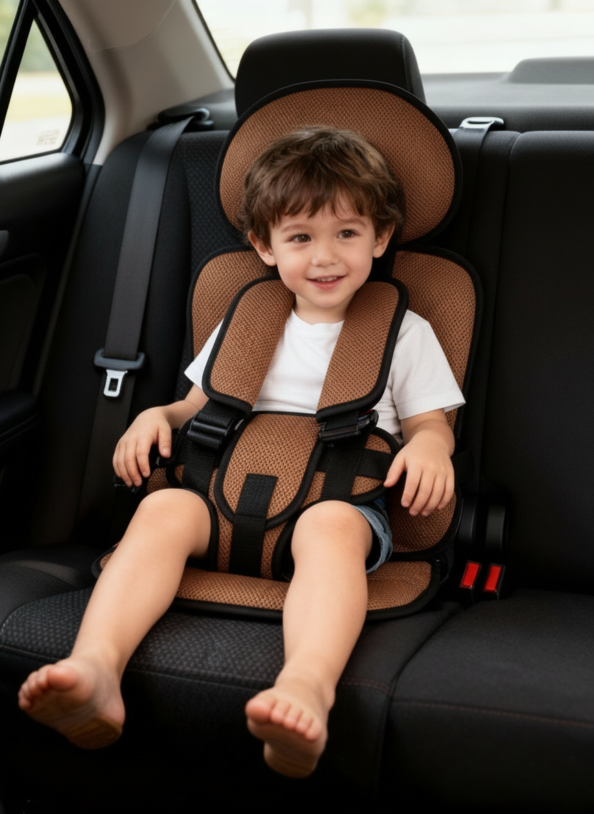 Charly | Travel Car Seat Portable Toddler Booster Safety Compact Harness Foldable