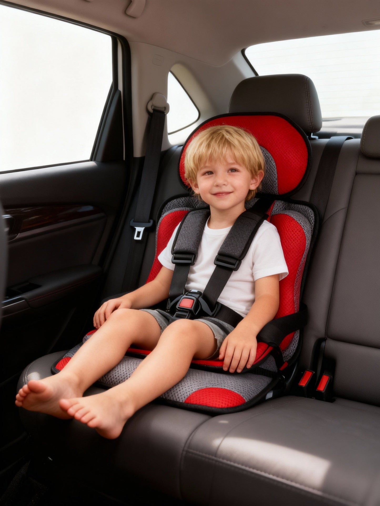 Charly | Travel Car Seat Portable Toddler Booster Safety Compact Harness Foldable
