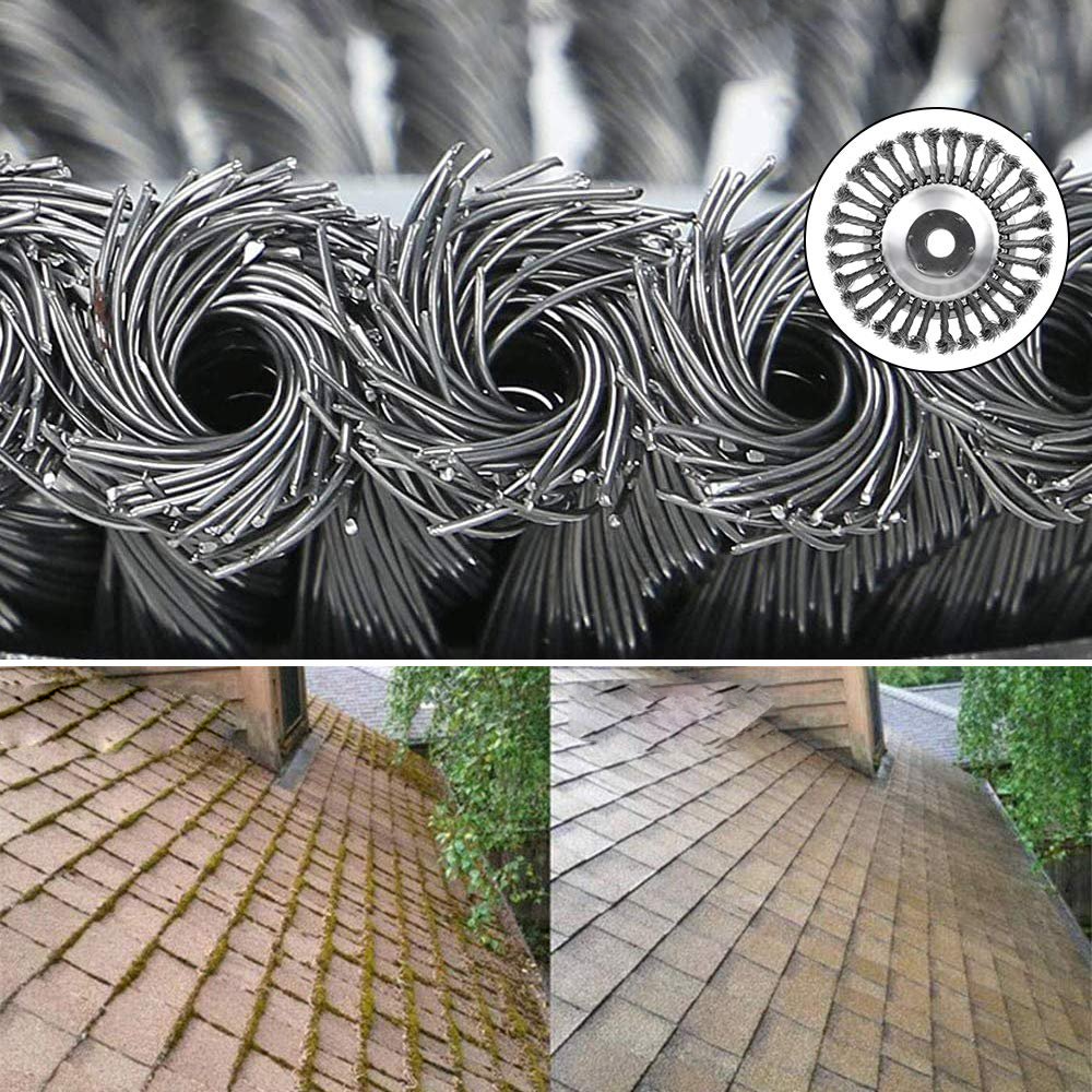 Charly | Trimmer Weed Brush | Twisted Wire Head for Grass & Weeds