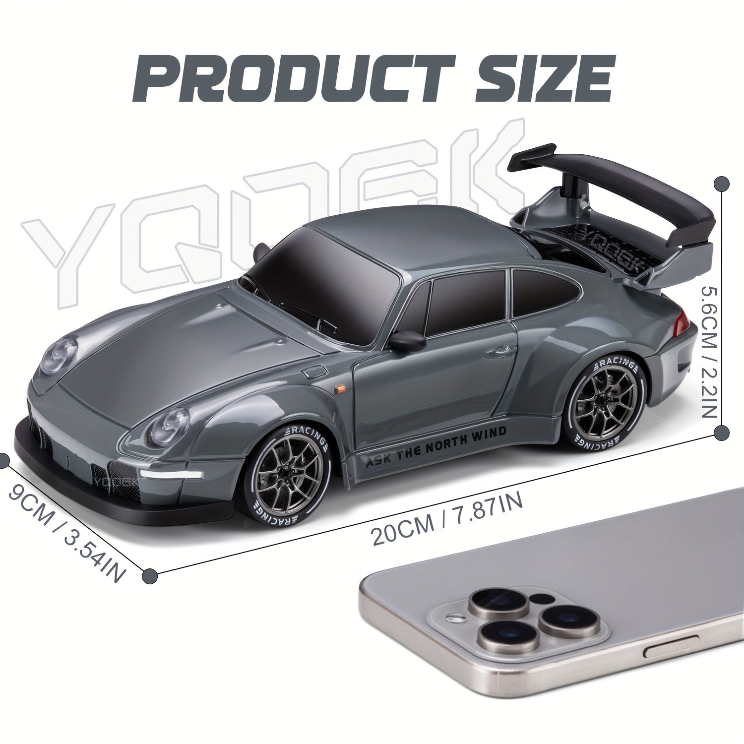 Charly | Ultimate 1:24 RC Drift Car with LED Wheels – Rechargeable 4WD Racing Toy