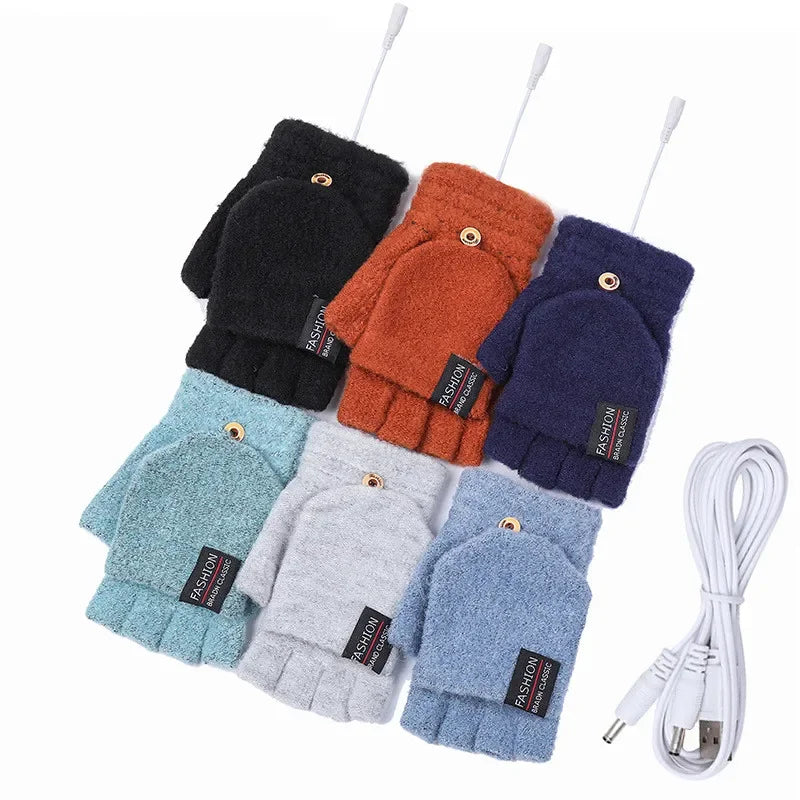 Charly | USB Rechargeable Heated Wave Gloves