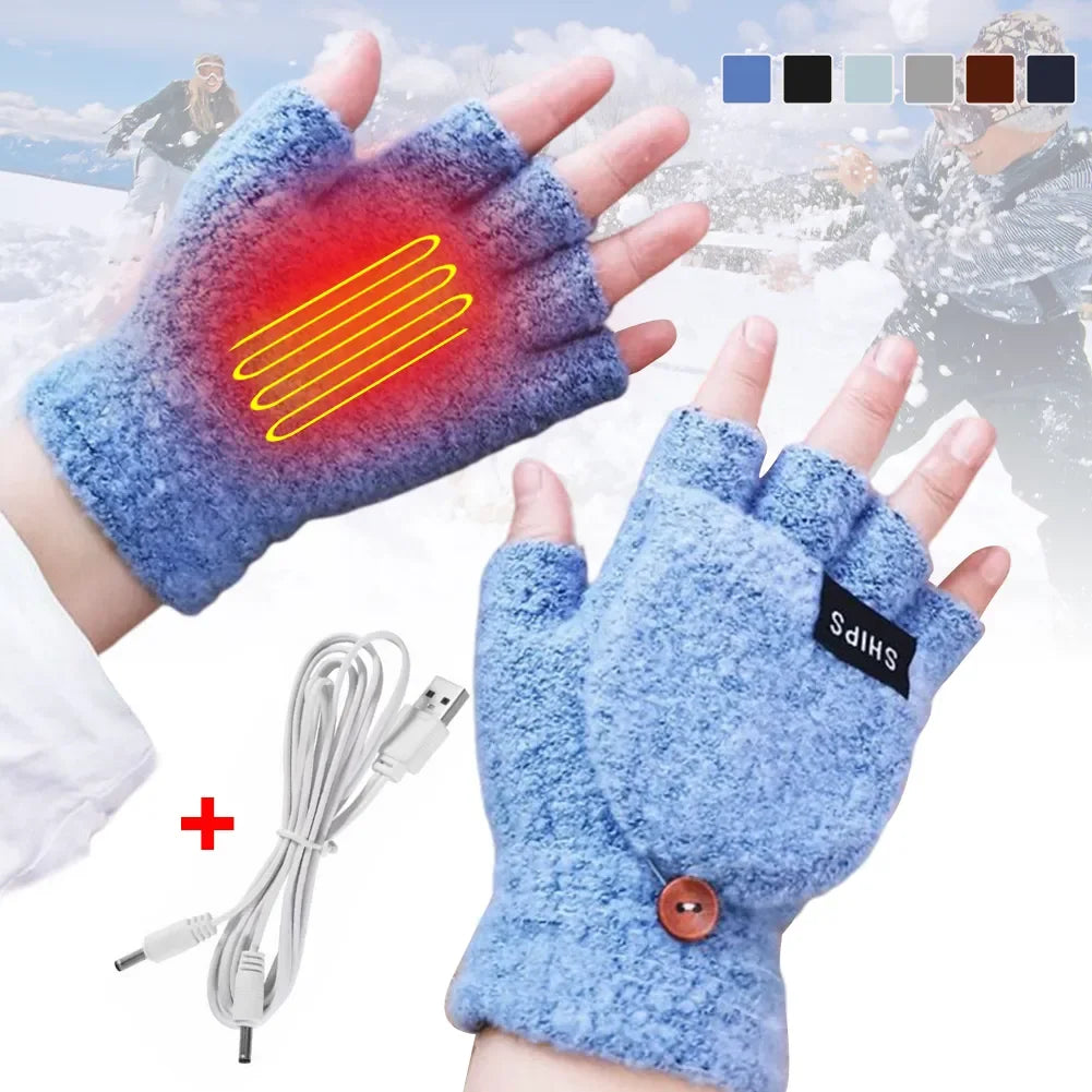 Charly | USB Rechargeable Heated Wave Gloves
