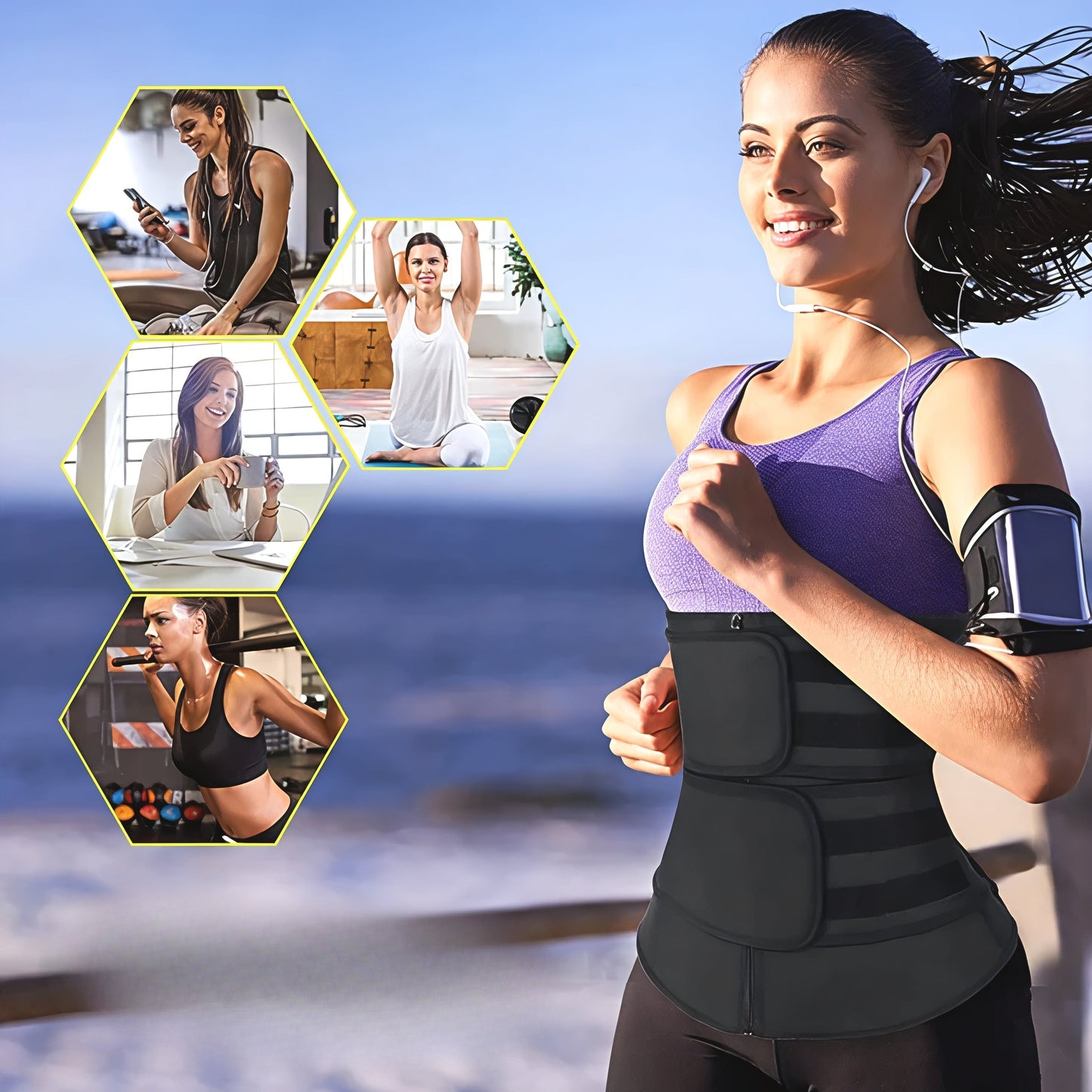 Charly | Waistband Neoprene Slimming Training Belt