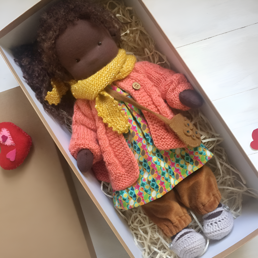 Charly | Waldorf Cloth Doll with Dress