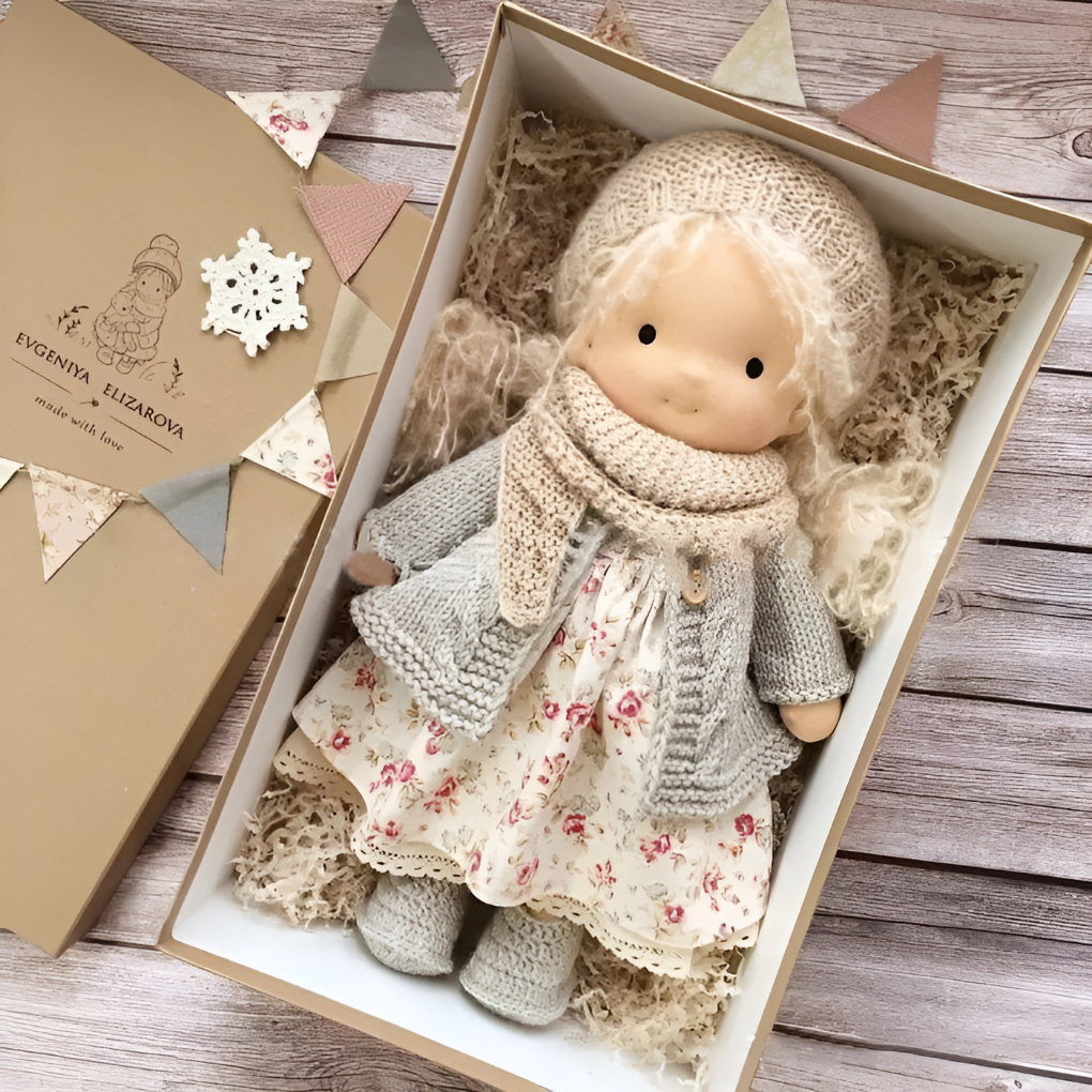 Charly | Waldorf Cloth Doll with Dress