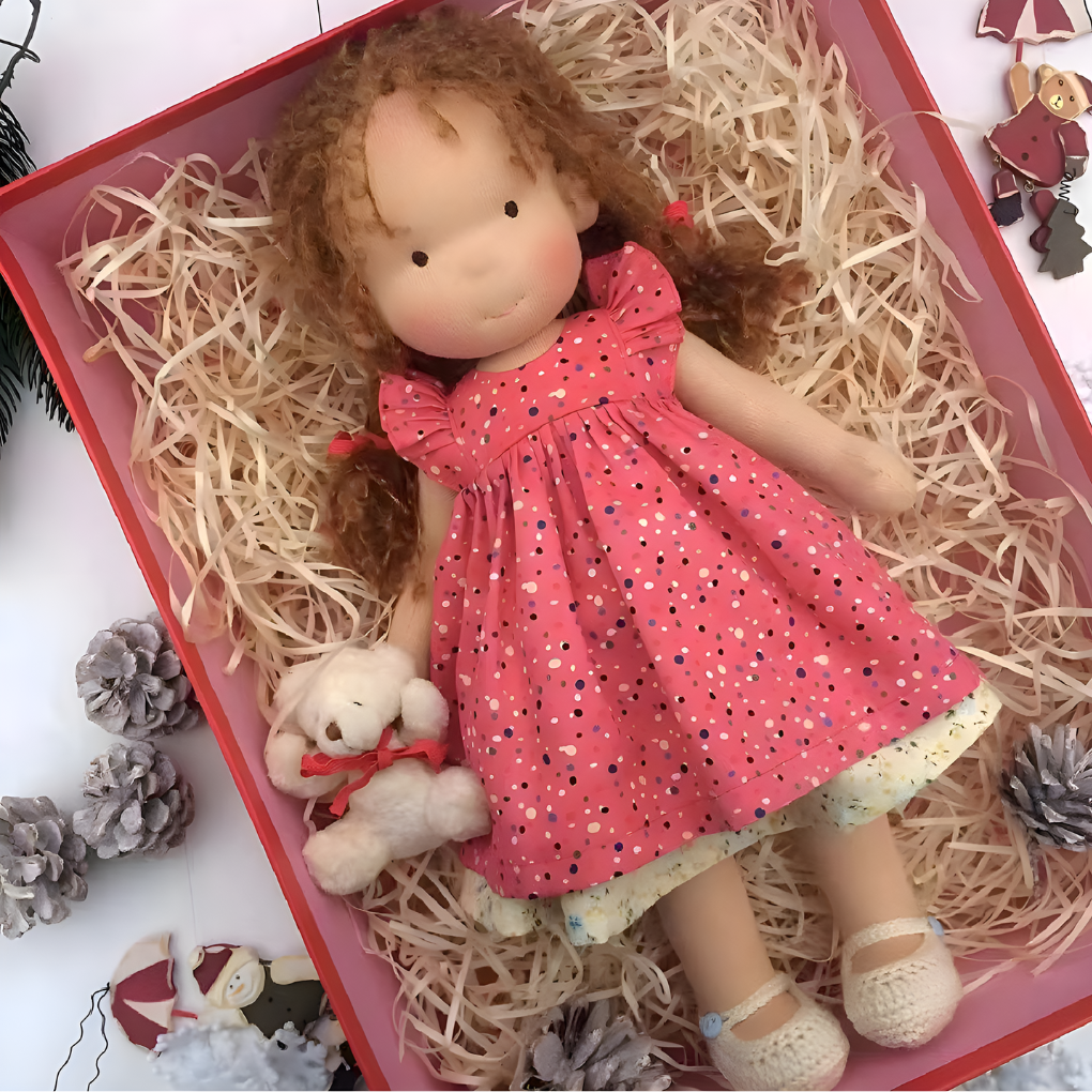 Charly | Waldorf Cloth Doll with Dress