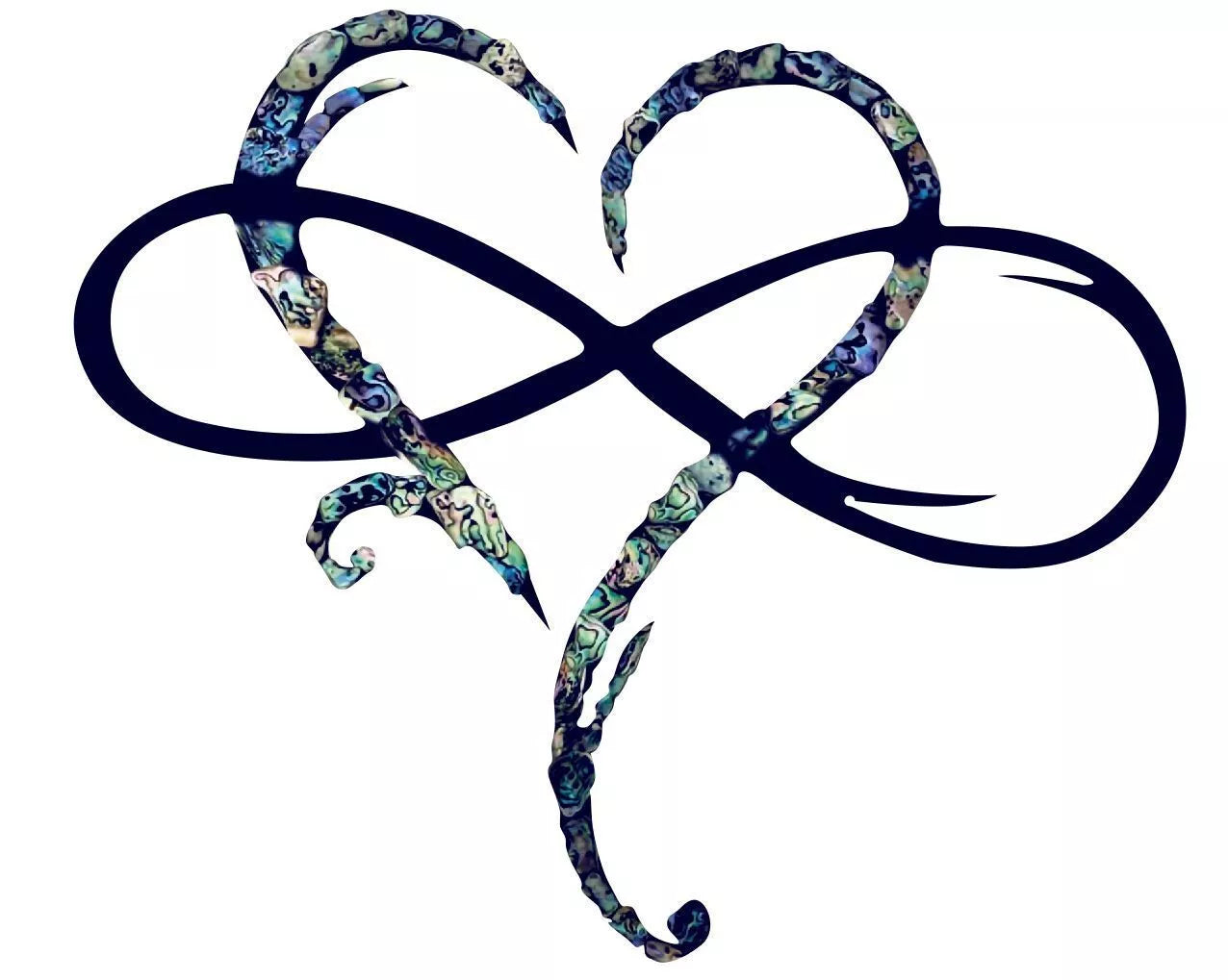 Charly | Wall Decoration Heart with Infinity Symbol