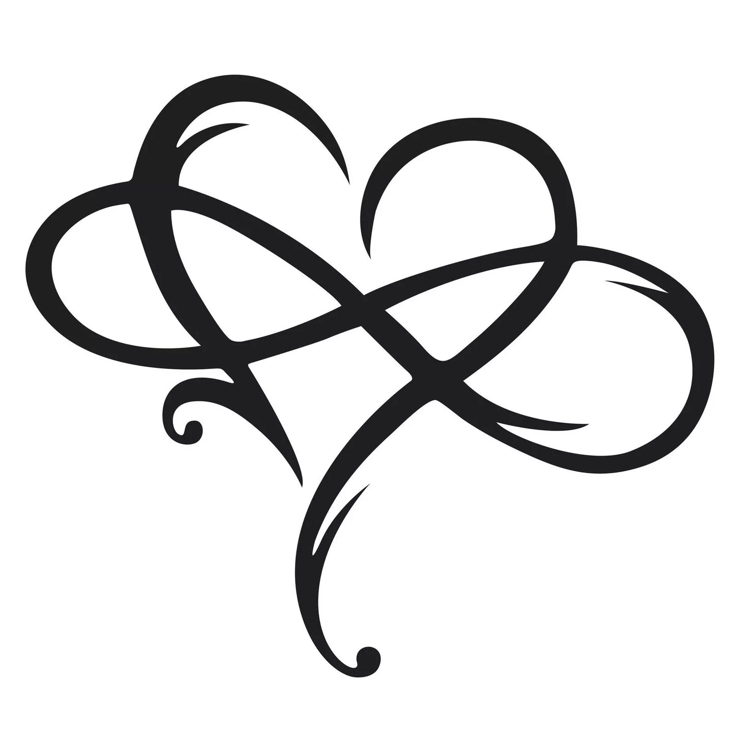 Charly | Wall Decoration Heart with Infinity Symbol