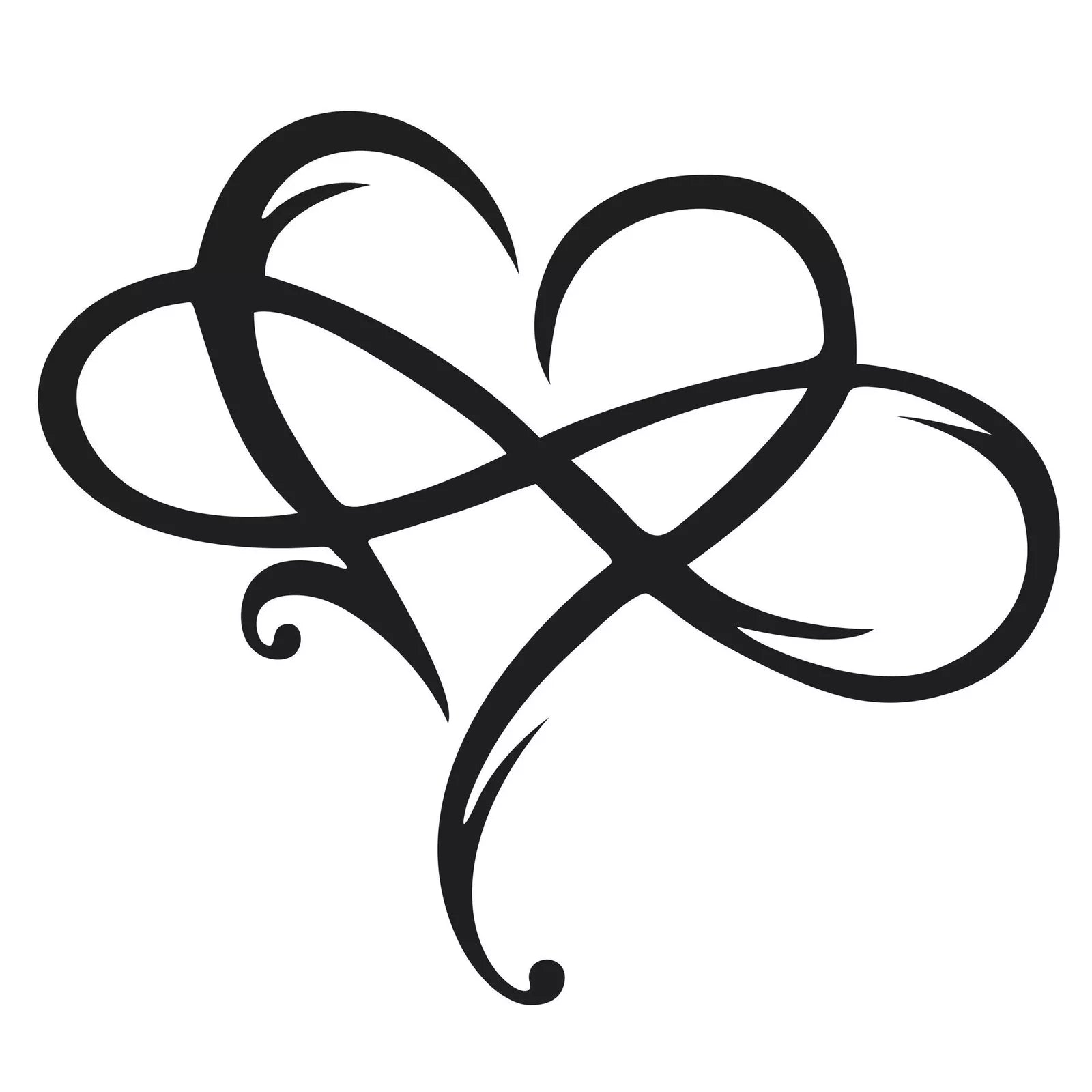 Charly | Wall Decoration Heart with Infinity Symbol