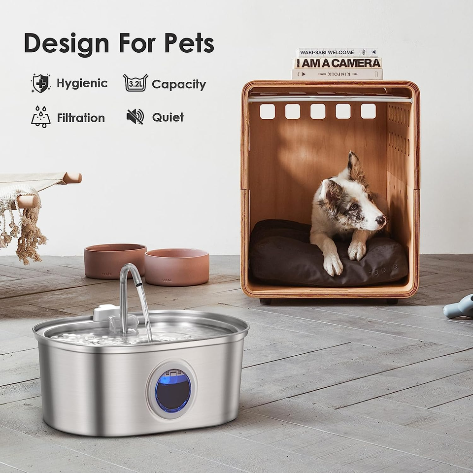 Charly | Water Fountain Stainless Steel 3.2L