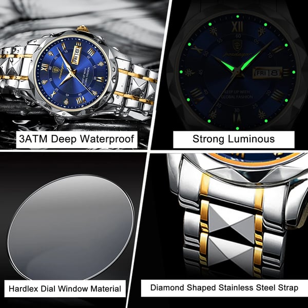 Charly | Waterproof Luxury Men's Watch From the Top Brand with Luminous Function