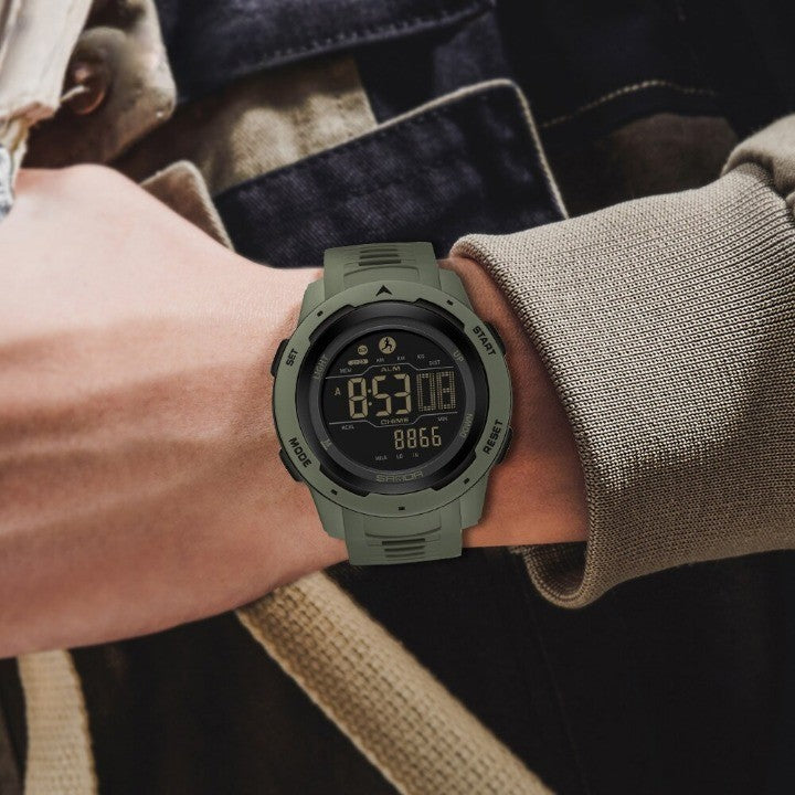 Charly | Waterproof Military Pedometer Digital Watch