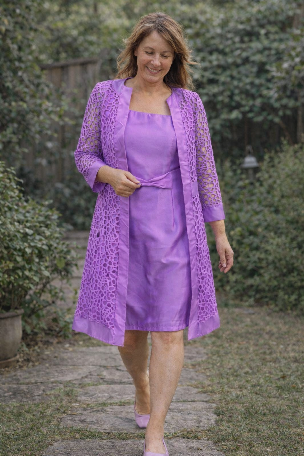 Charly | Women's 2-Piece Lace Dress with Jacket Elegant