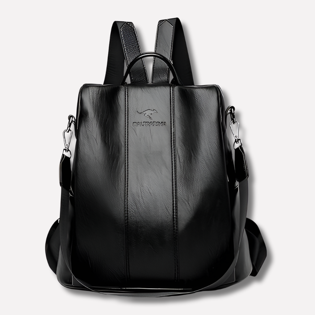Charly | Women's Anti-Theft Backpack - Convertible Leather Style