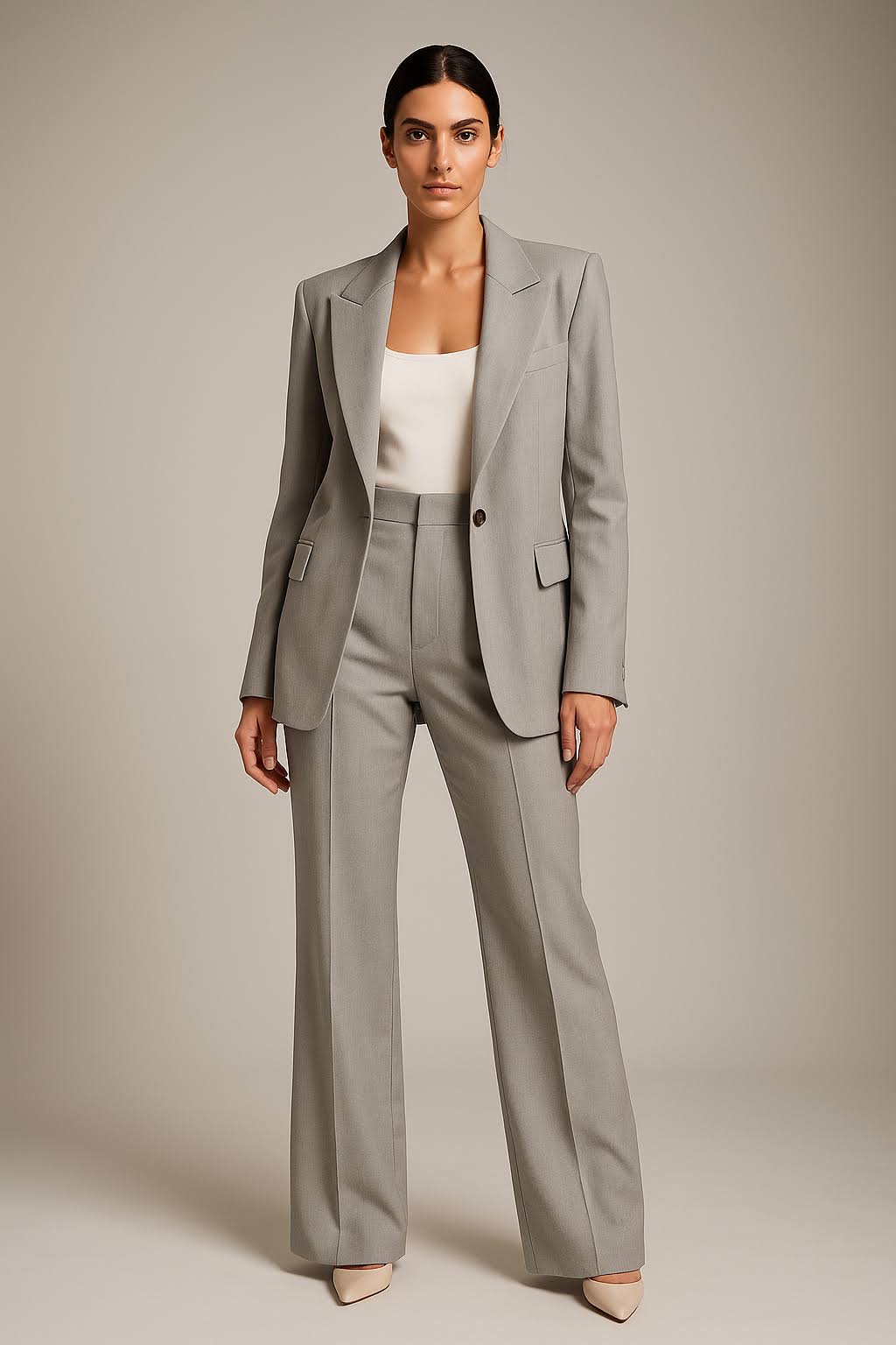 Charly | Women's Blazer & Wide Leg Pant Suit
