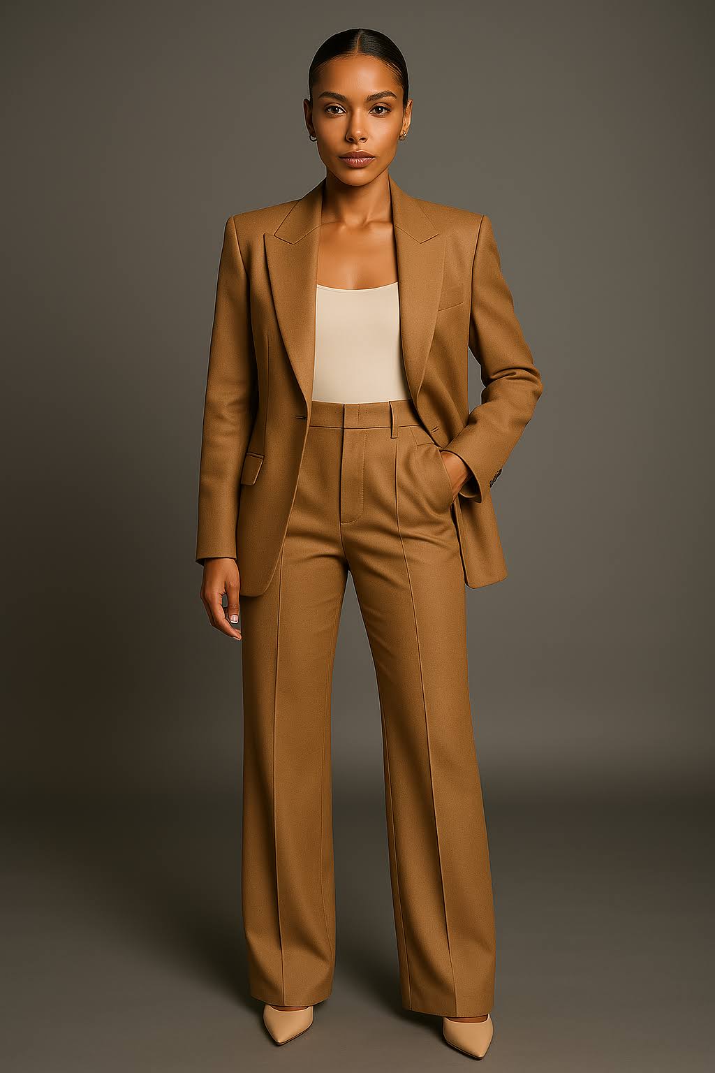 Charly | Women's Blazer & Wide Leg Pant Suit