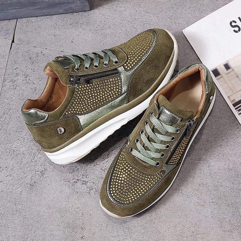 Charly | Women's Casual Bunion Relief Sneakers with Side Zip