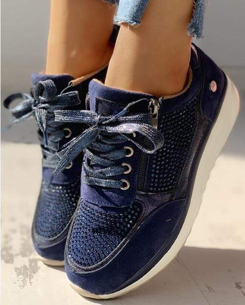 Charly | Women's Casual Bunion Relief Sneakers with Side Zip