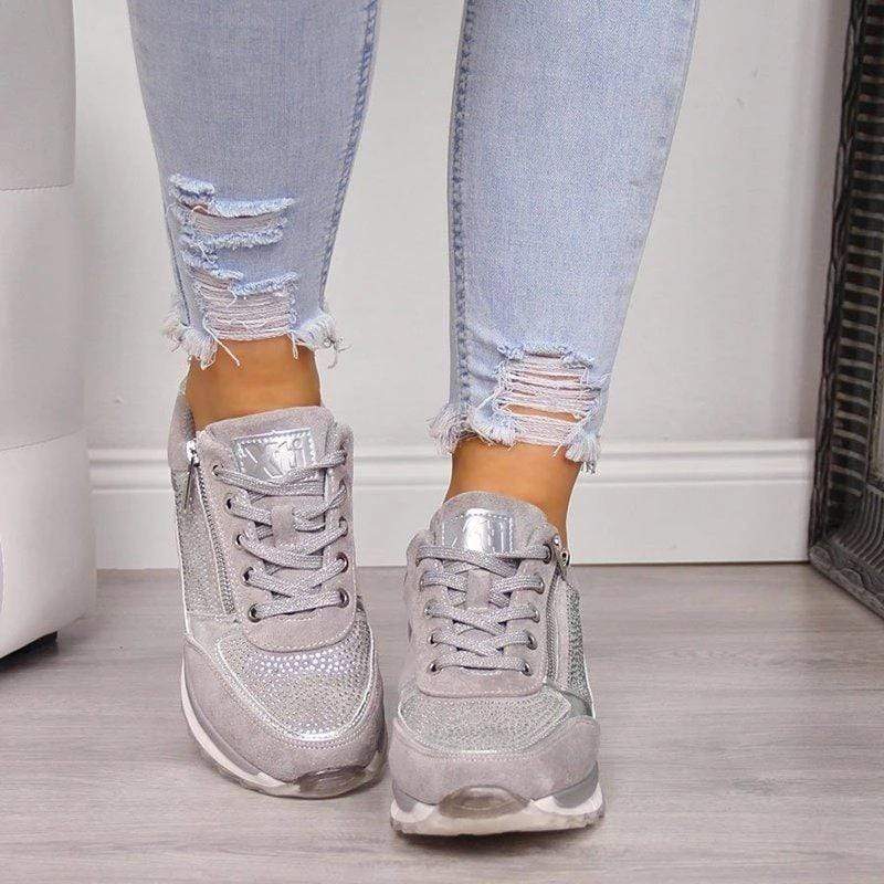 Charly | Women's Casual Bunion Relief Sneakers with Side Zip