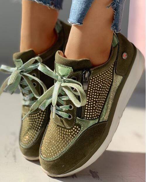 Charly | Women's Casual Bunion Relief Sneakers with Side Zip