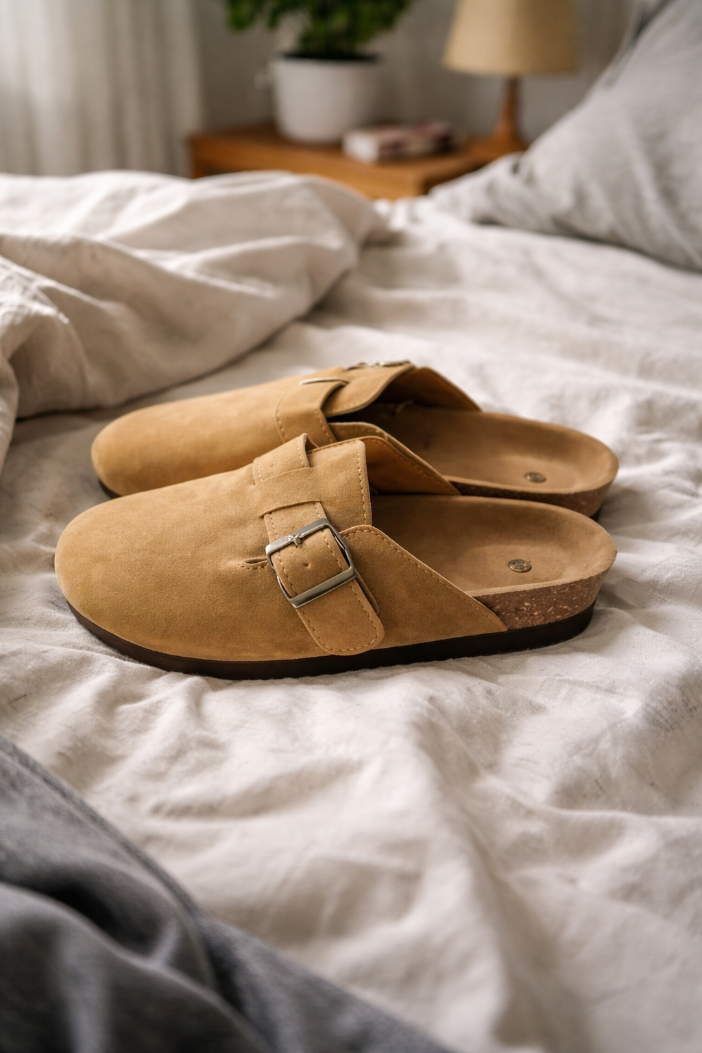 Charly Women's Clogs Buckle Design Slippers