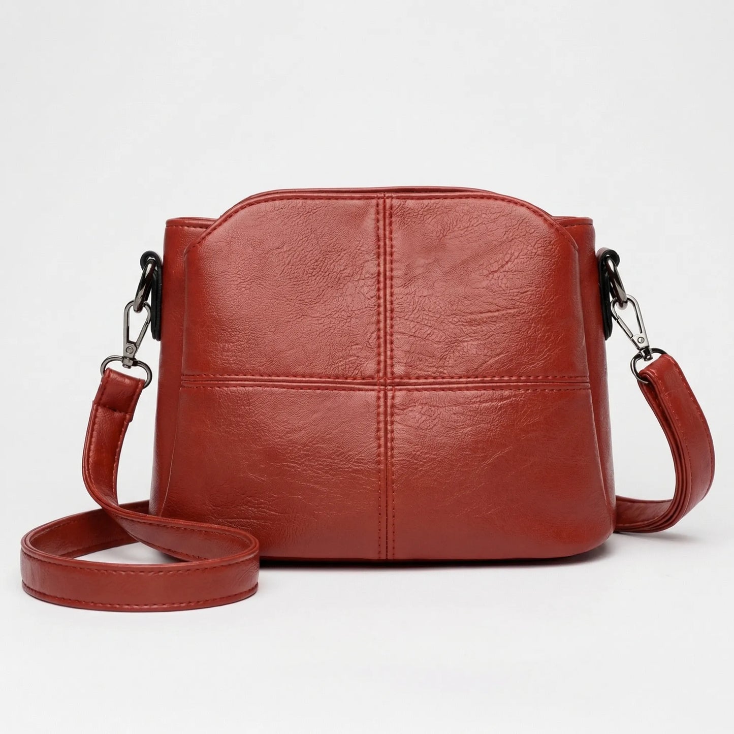 Charly | Women's Crossbody Shoulder Bag with Stitched Panel Design